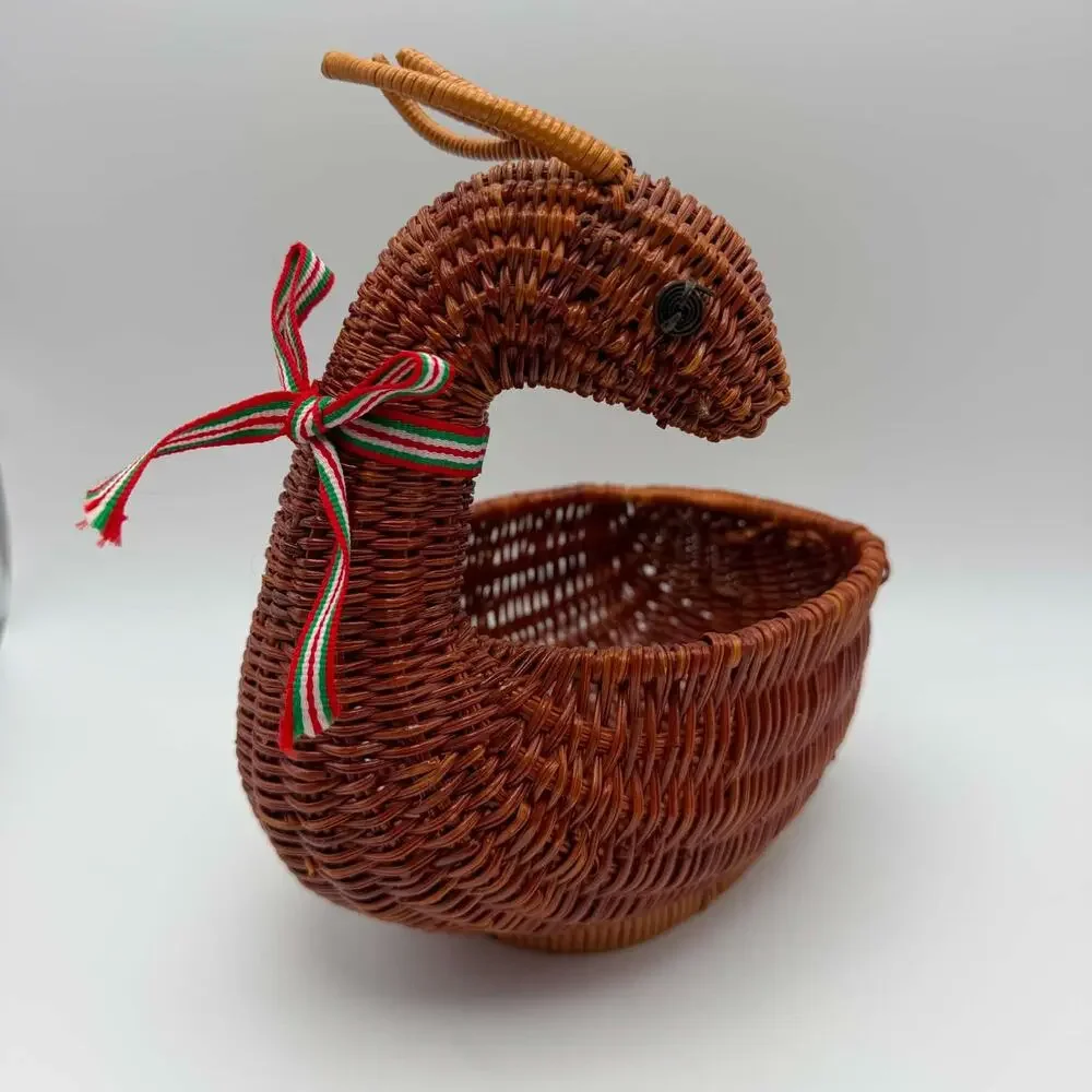 Christmas Vintage Wicker Reindeer 8